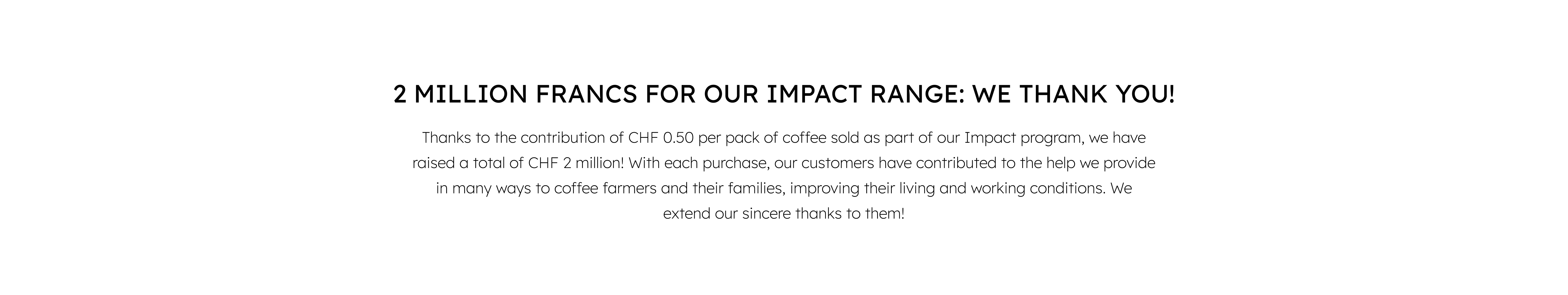 Coffee with Impact