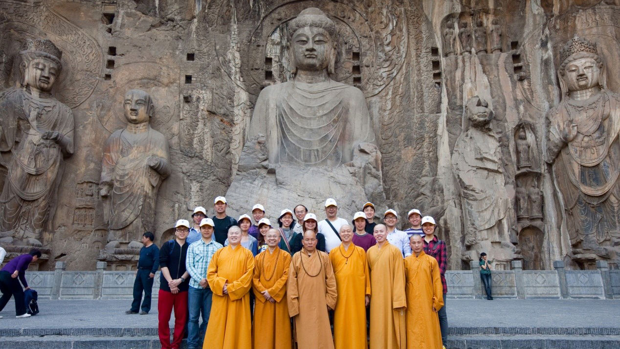 Gate Guardian Art Longmen Caves China
