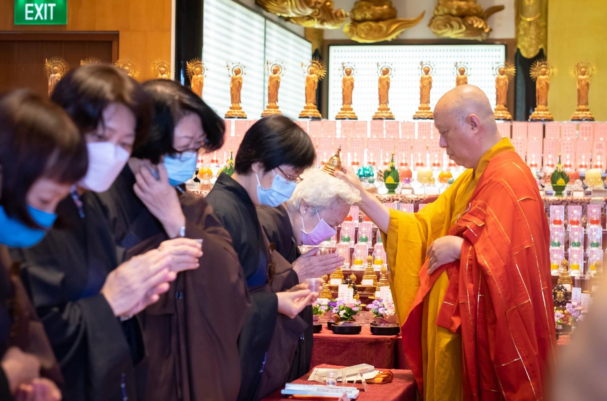Ksitigarbha Bodhisattva Offering Group Practice