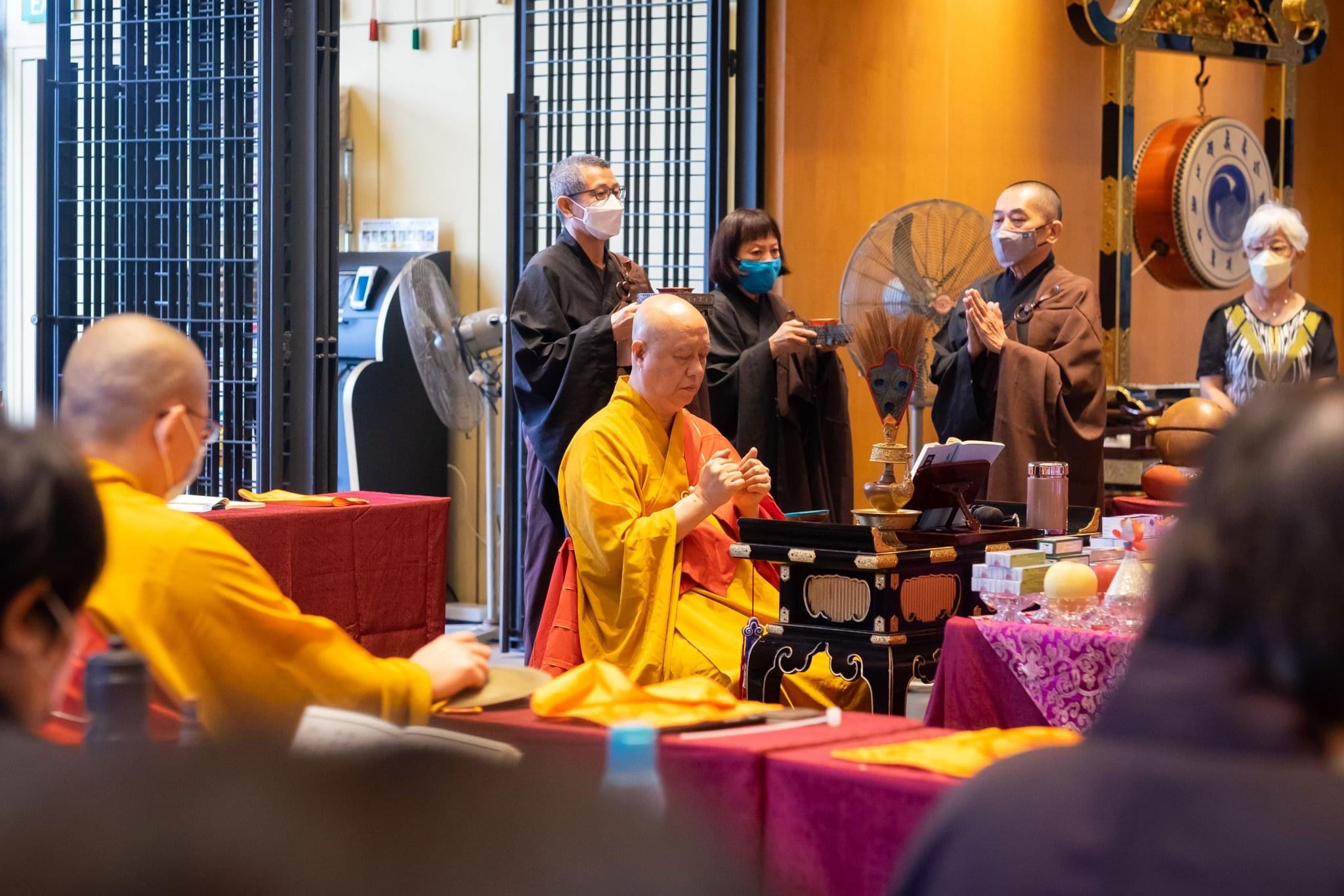 Ksitigarbha Bodhisattva Offering Group Practice