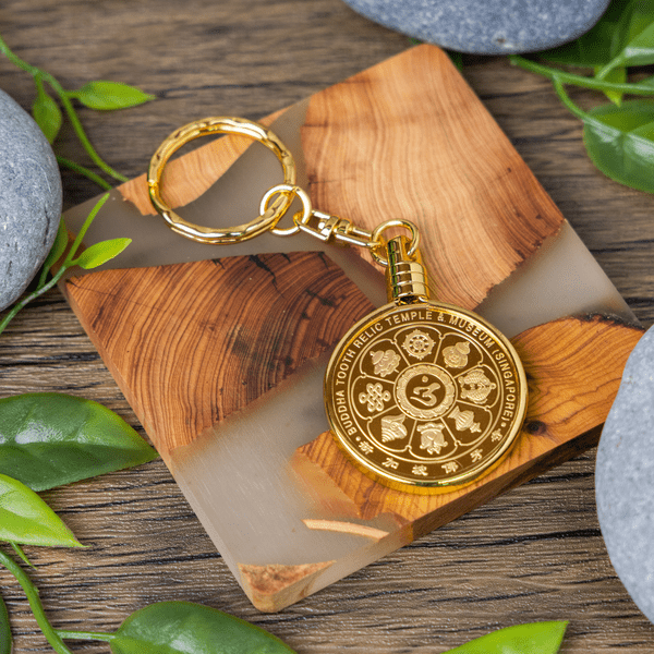 BTRTS Keychain Accessories for Prosperity Gold-Plated Coin