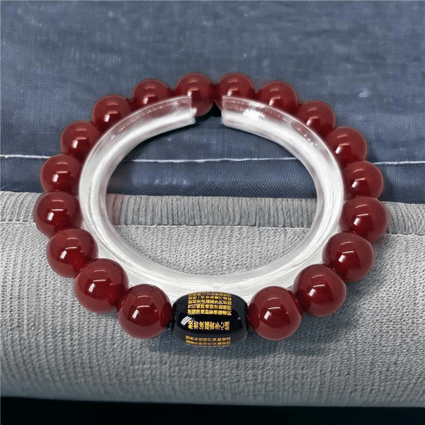 心经(红玛瑙)手链 (10mm)