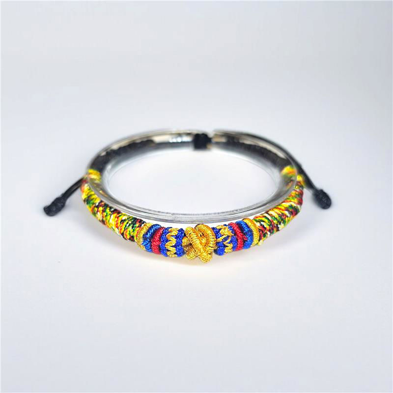 大乘金刚结五色手绳 (黑色)