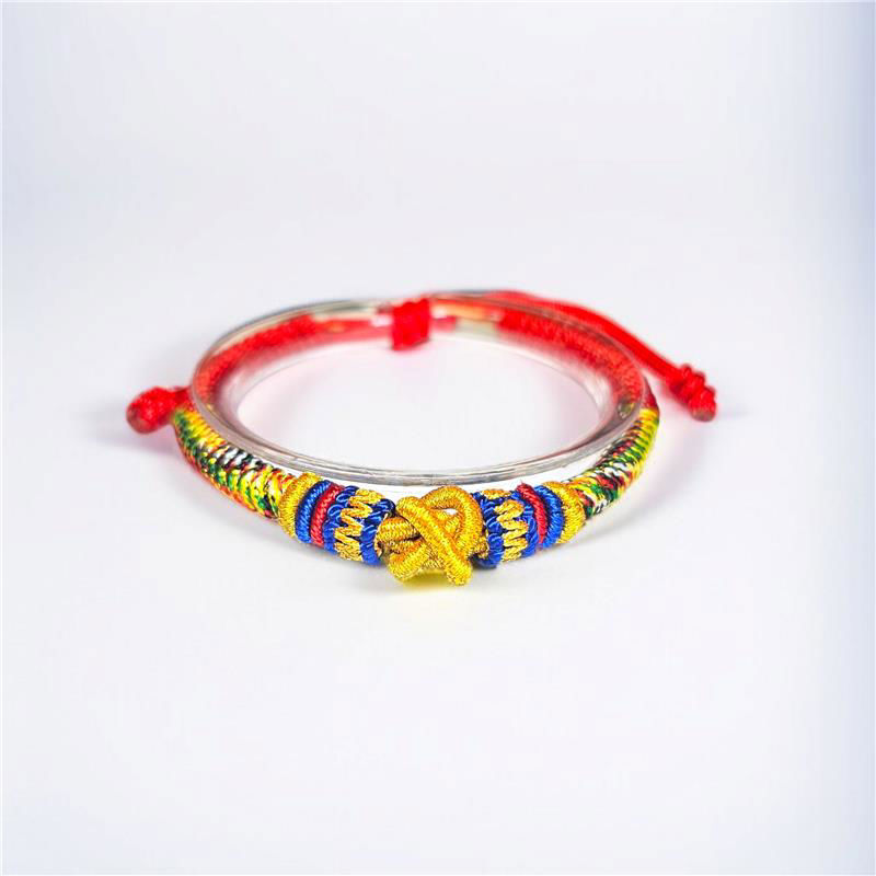 大乘金刚结五色手绳 (红色)