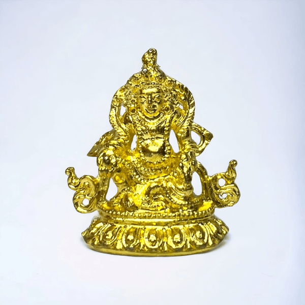 黄财神18K镀金老吊坠 (刻ওঁ)