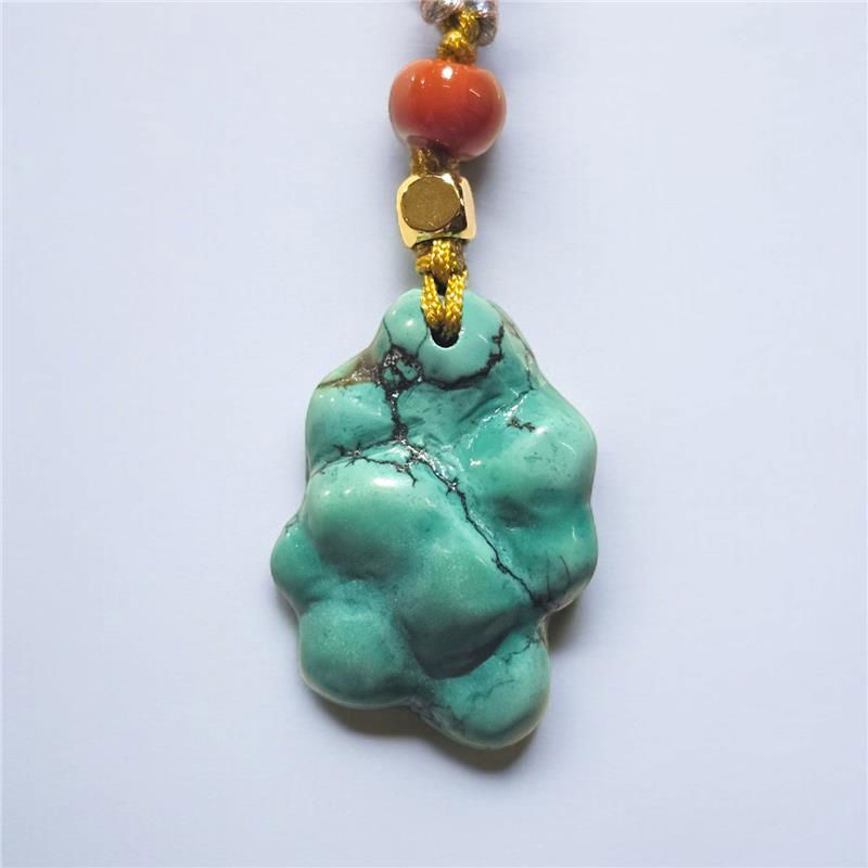 绿松石 (Turquoise) 宝石吊坠