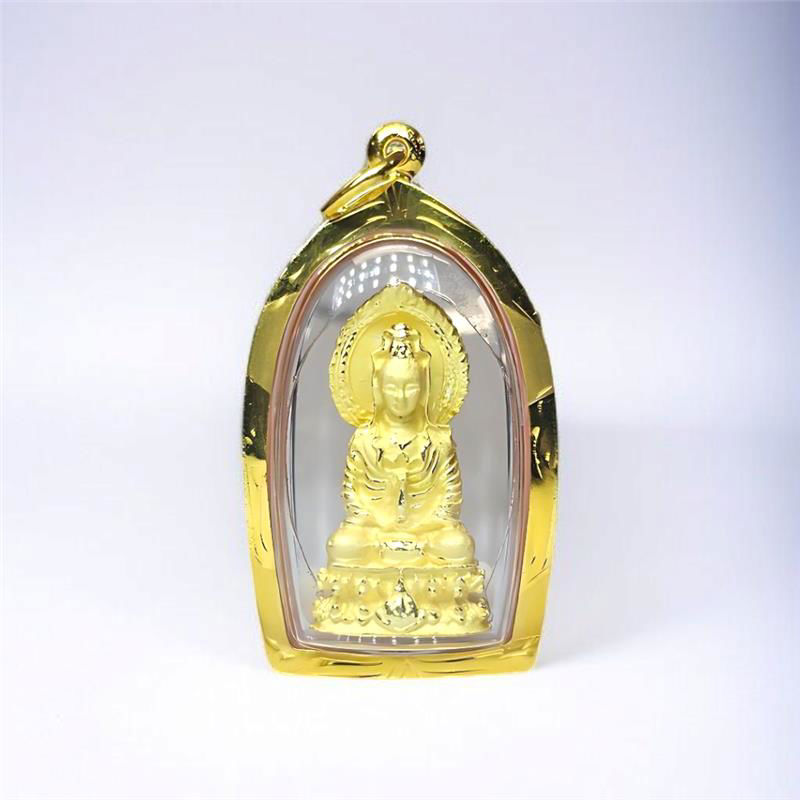 观世音菩萨 (Guanyin) 金吊坠 (A-511-0035-6)