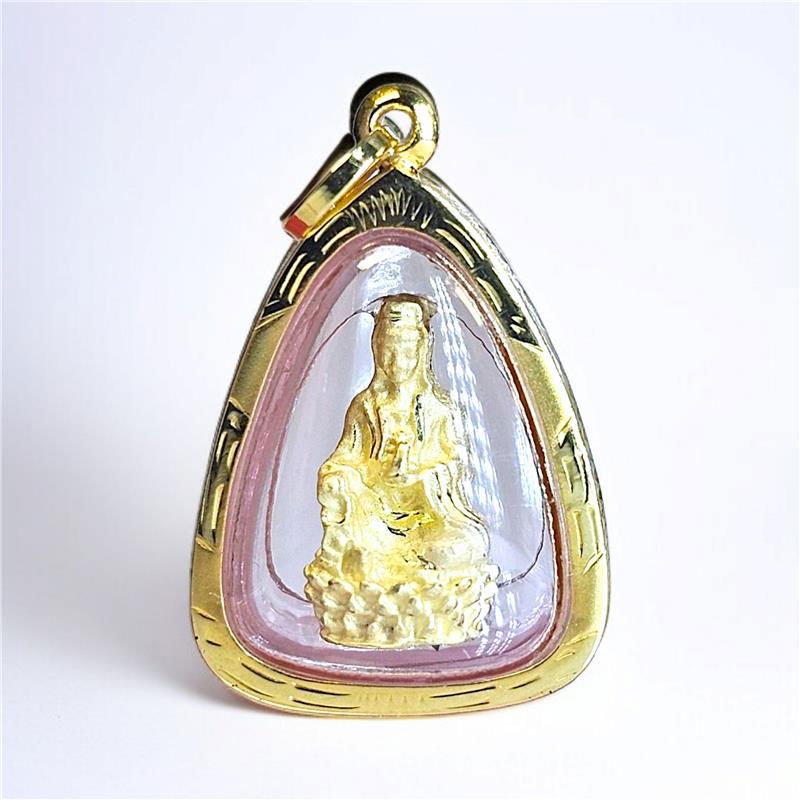 观世音菩萨 (Guanyin) 金吊坠 (A-511-0031-1)