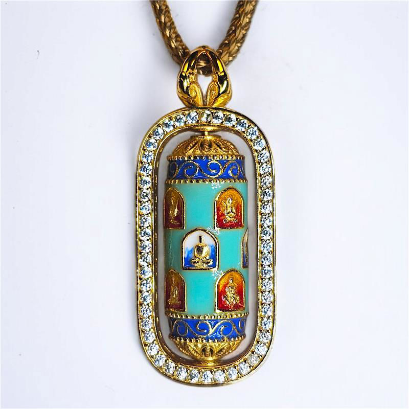 十二生肖八大守护本尊 (八合一) 水晶 S925 吊坠