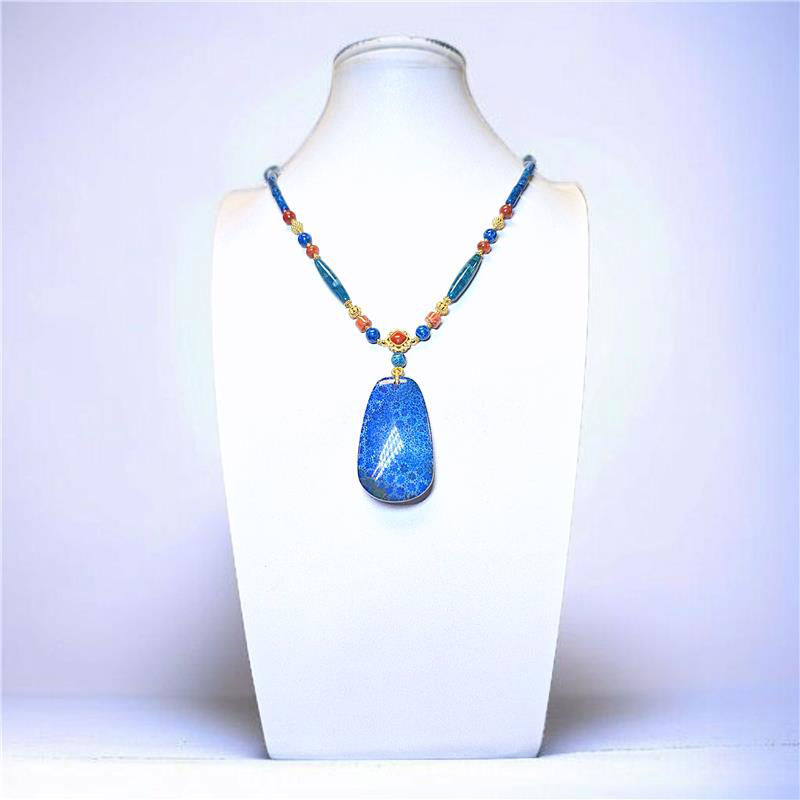 珊瑚玉吊坠 (4mm) (49.61g)