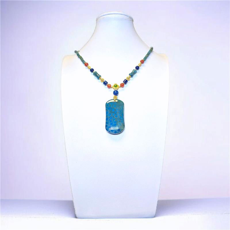 珊瑚玉吊坠 (4mm) (47.75g)