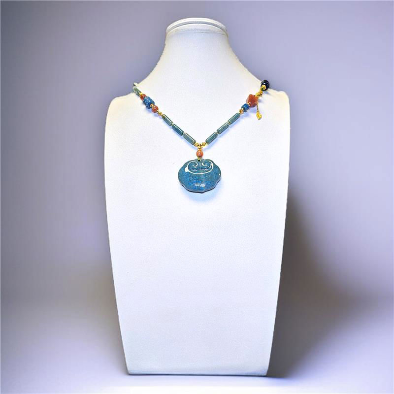 珊瑚玉吊坠 (4mm) (39.59g)