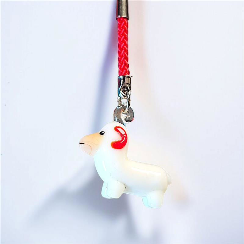 十二生肖琉璃挂件 (生肖羊)