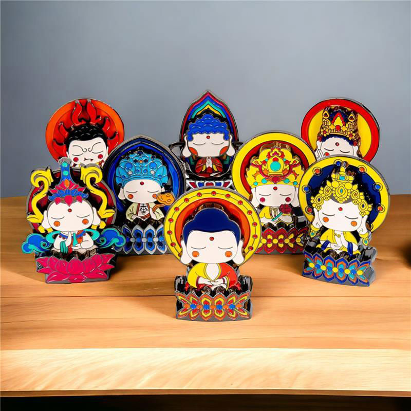 Zodiac Protectors Zinc Alloy Buddha Ornaments (生肖鼠牛虎兔龙蛇马鸡)