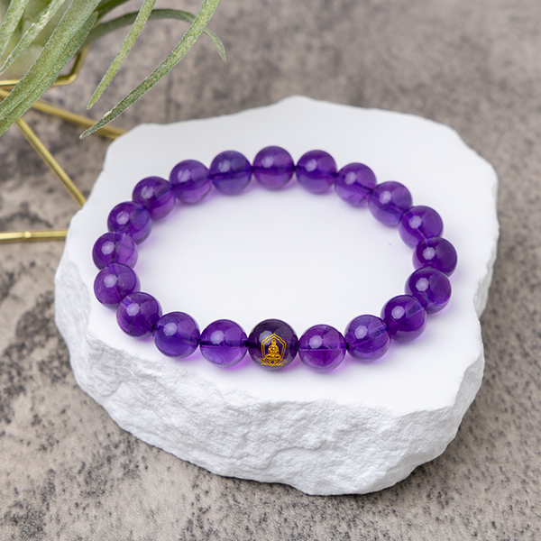 Purple 2025 stone bracelet