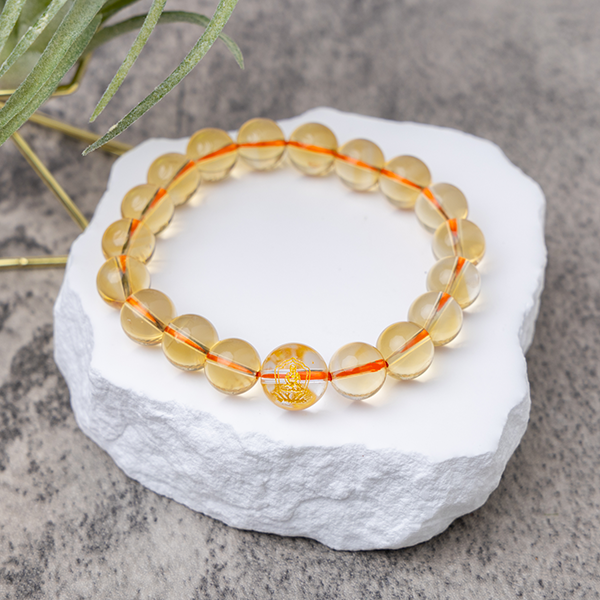 Yellow crystal bracelet deals