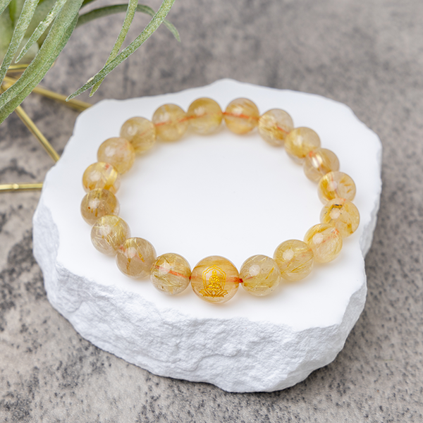 Gold 2025 crystal bracelet