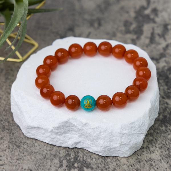 Red 2025 agate bracelet
