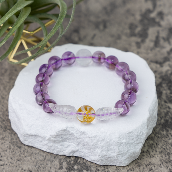Purple 2025 crystal bracelet