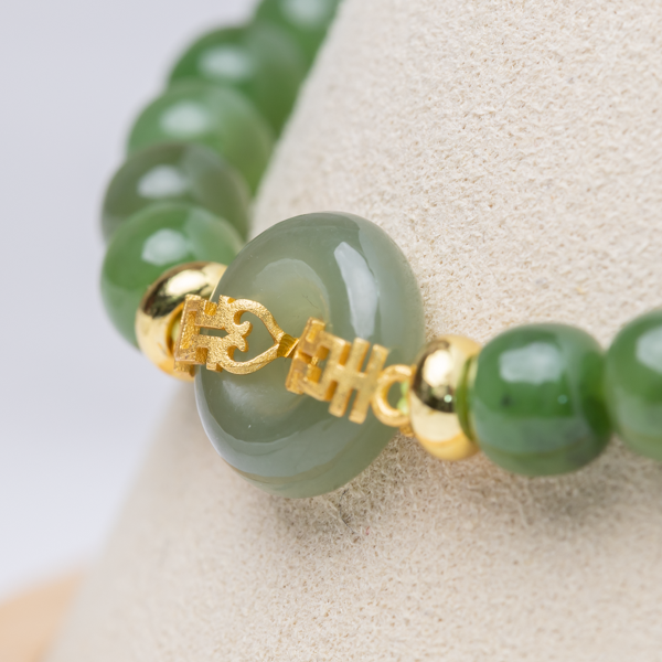 手彫り鳳穿牡丹】軟玉翡翠(ネフライト)和田玉HetianJadeバングル 手彫り鳳穿牡丹】軟玉翡翠(ネフライト)和田玉HetianJadeバングル