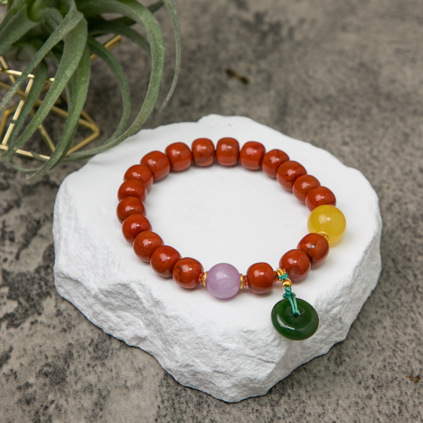 Red 2025 bracelet beads