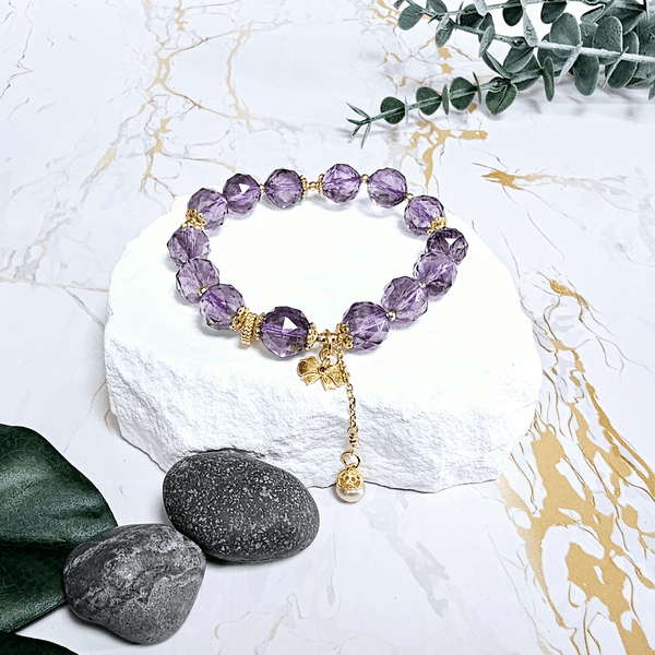 Real 2025 amethyst beads