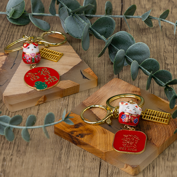 Maneki sales neko keychain