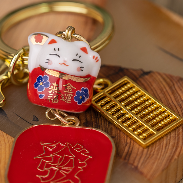 Lucky cat keychain online