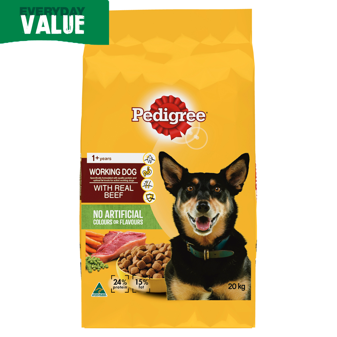 Pedigree 20kg dog food sales price