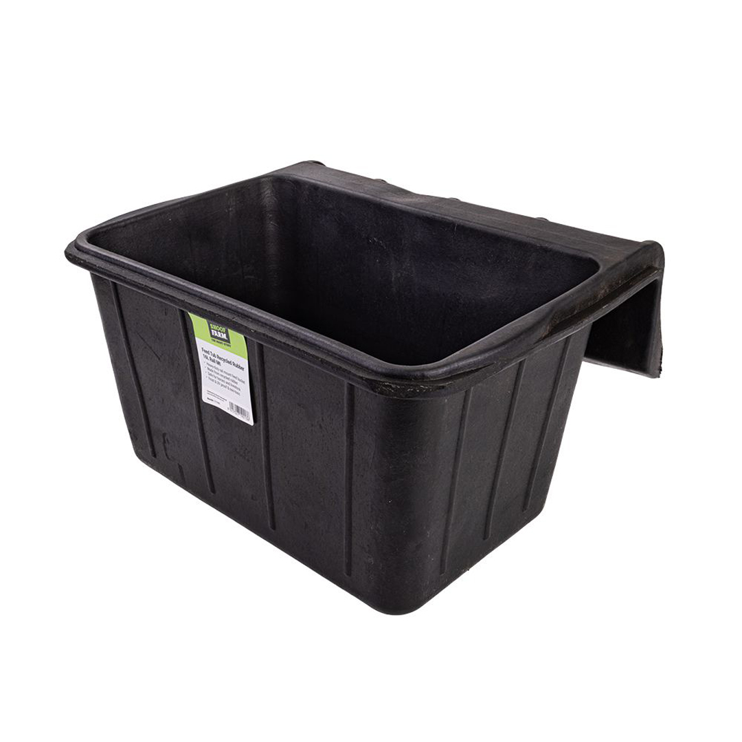 Shoof Feed Tub Recycled Rubber Rail Mount 16L