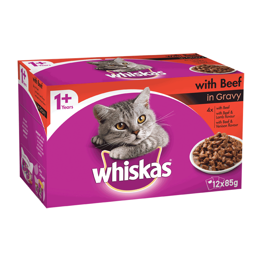 Whiskas beef in gravy new arrivals