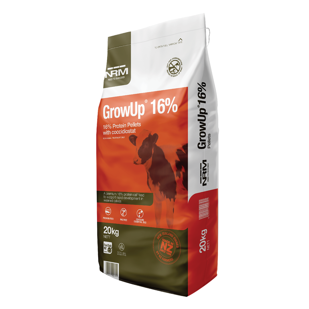 NRM GrowUp 16% Protein Pellets 20kg
