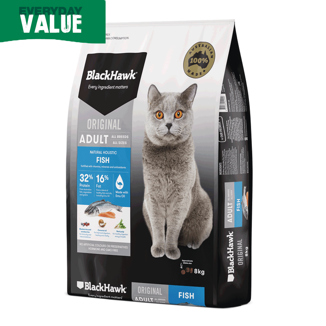 Black Hawk Cat Adult Fish 8kg