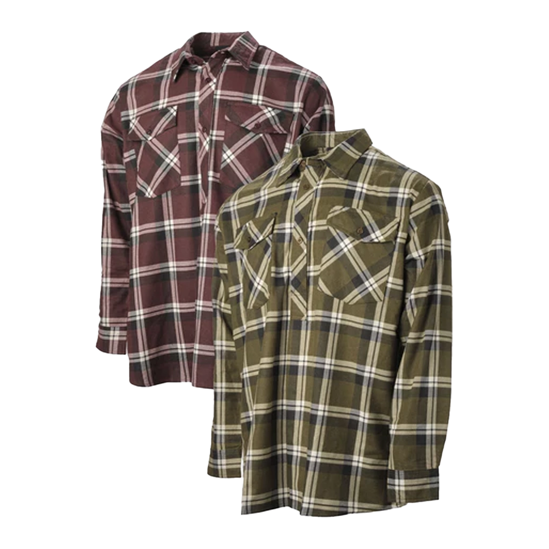 Drover Brushed Cotton Shirt 2 Pack