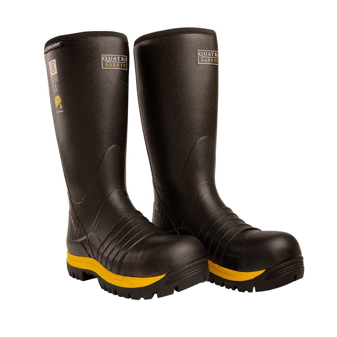 Skellerup Quatro Safety Gumboots Knee