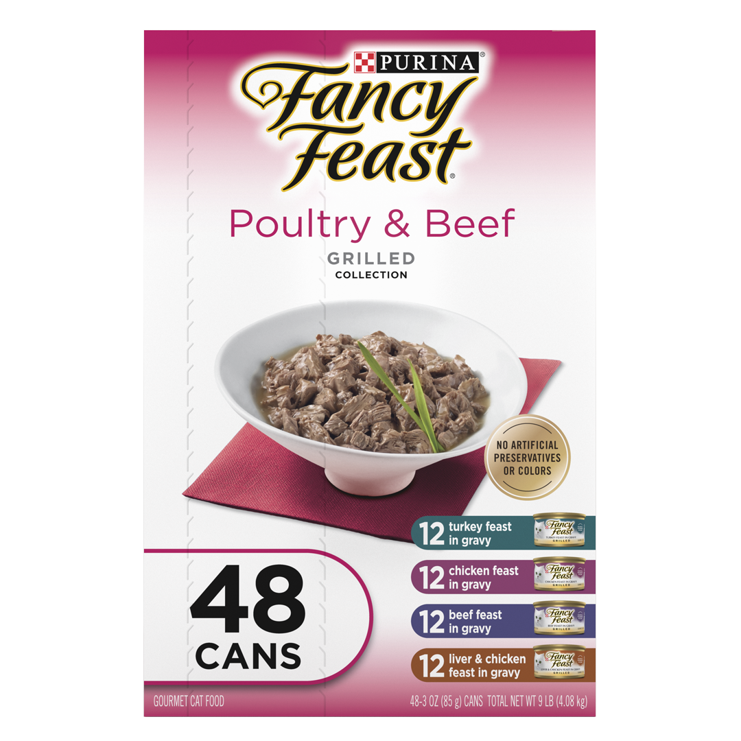 Fancy feast grilled store beef