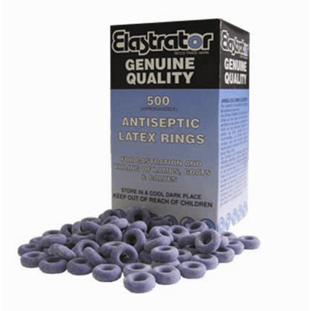 Elastrator Rings Blue 500 Packet