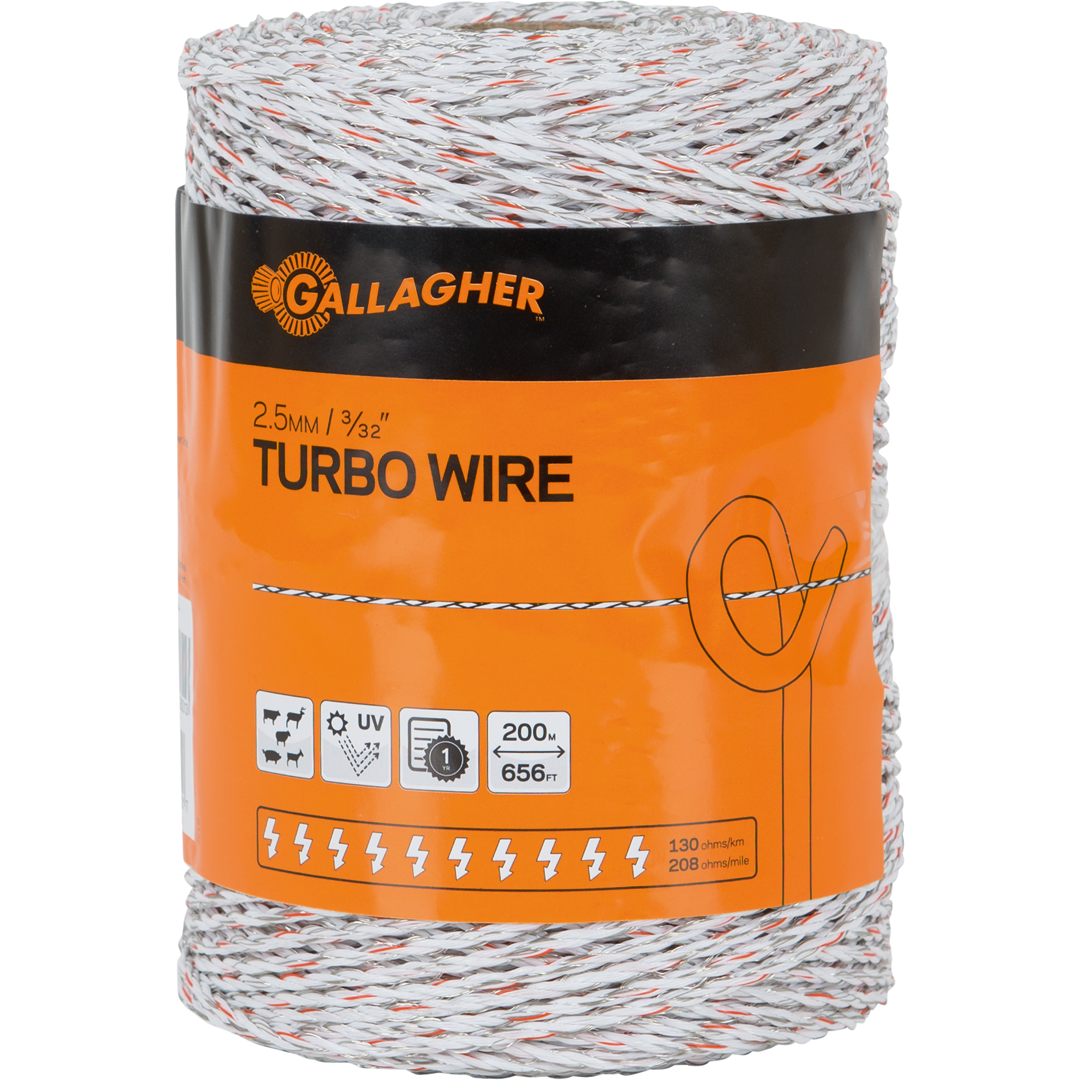 Gallagher Turbo Wire 2.5mm x 400m