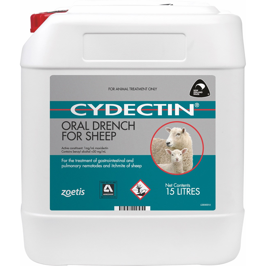 Cydectin Oral Sheep Drench Plain 15L