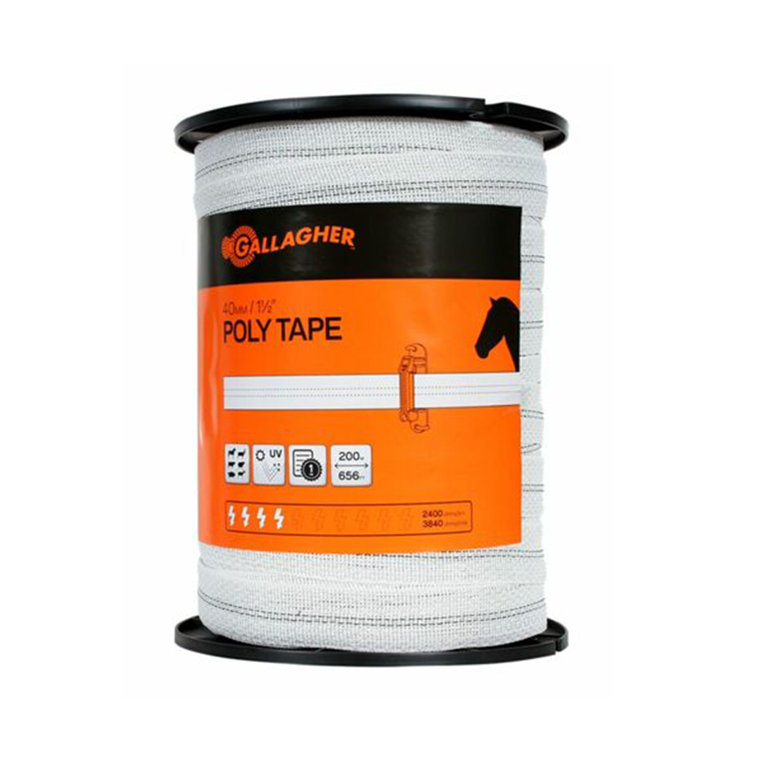 Gallagher Poly Tape 40mm x 200m