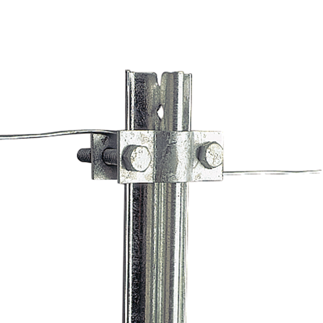 Gallagher Earth Stake And Clamps Galvanised 3 Packet