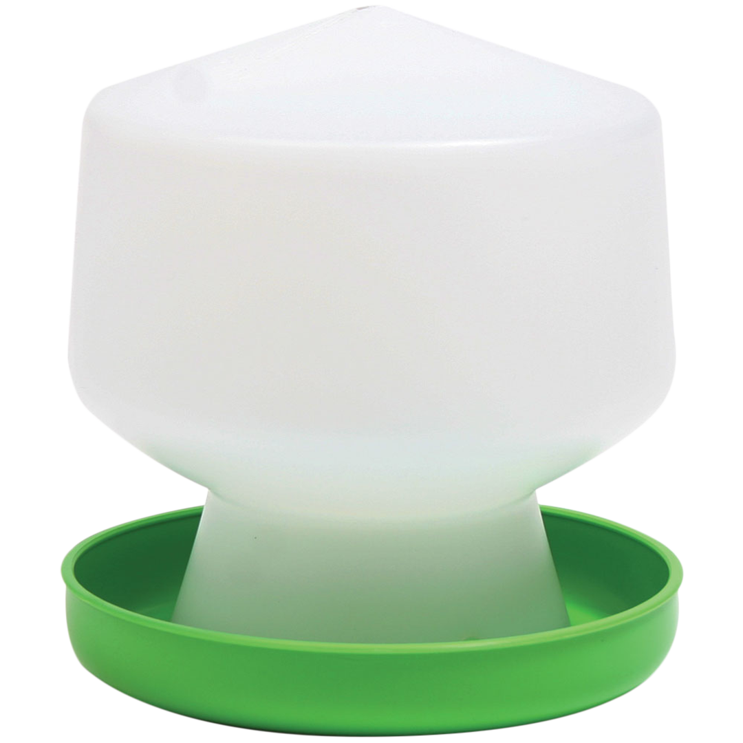 Shoof Poultry Drinker Ball Type 0.6L Green & White