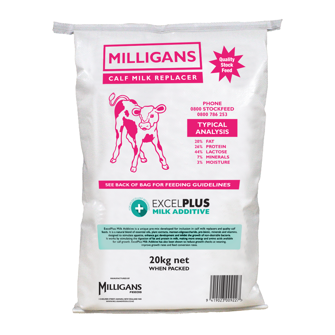 Milligans Excel Plus Calf Milk Replacer 20kg