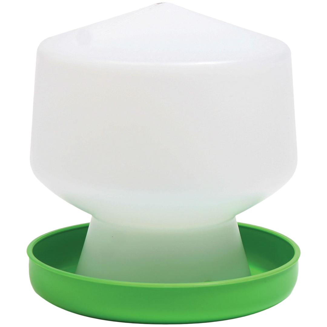 Shoof Poultry Drinker Ball Type 1.3L Green & White
