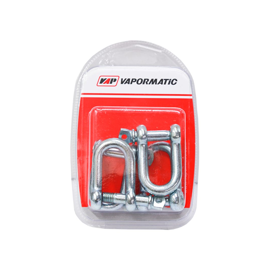 Vapormatic D Shackle 8mm 4 Packet