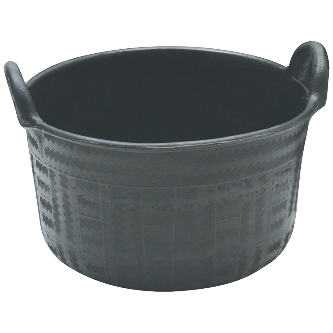 Shoof Feed Tub Recycled Rubber With 2 Handle 34L