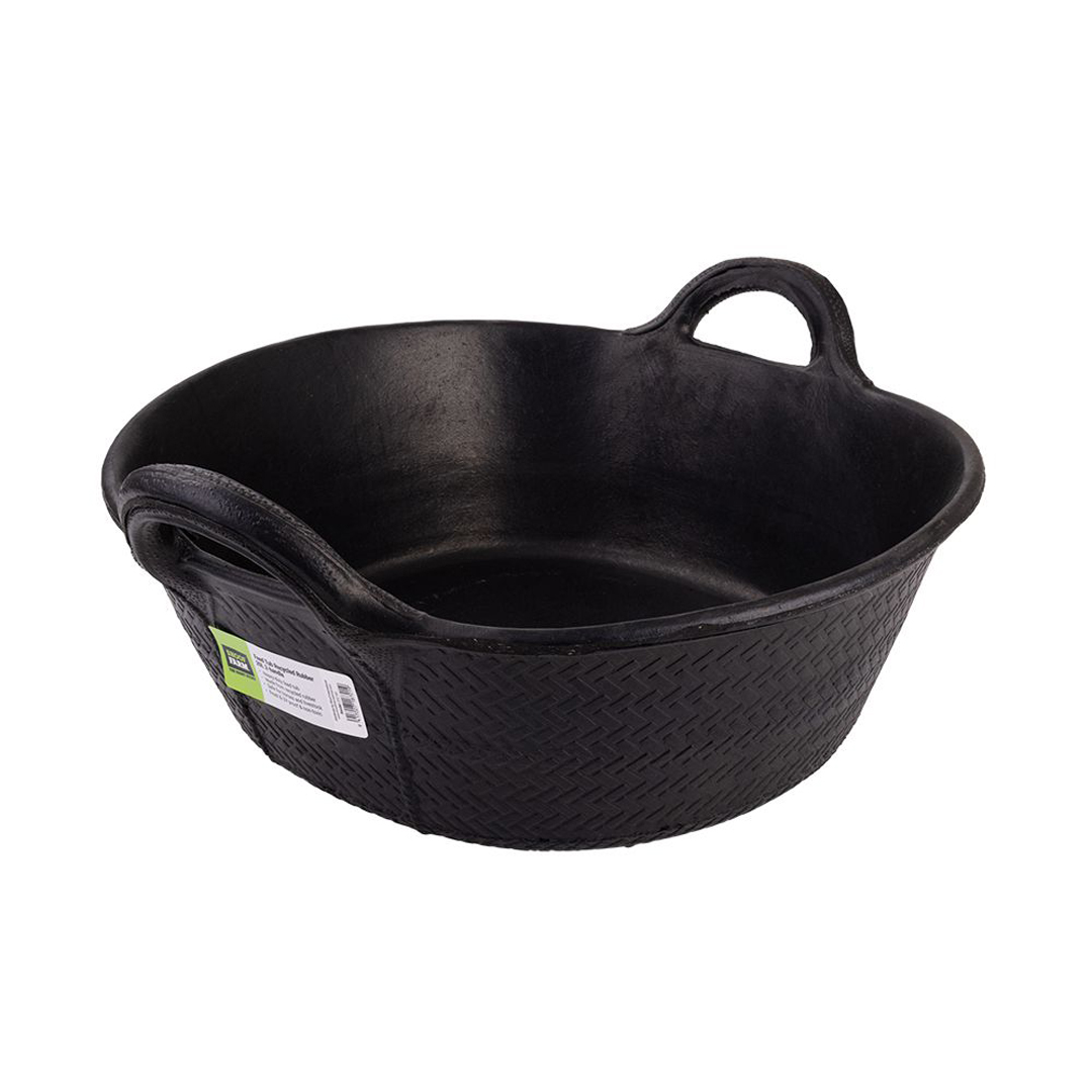 Shoof Feed Tub Recycled Rubber With 2 Handles 20L