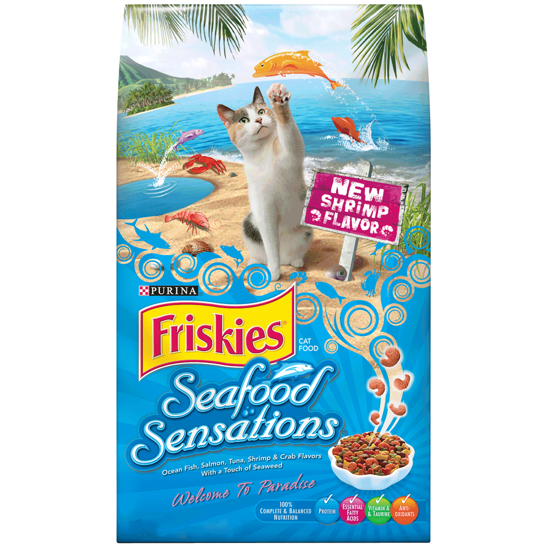 Purina Friskies Seafood Sensation Cat Food 2.86kg