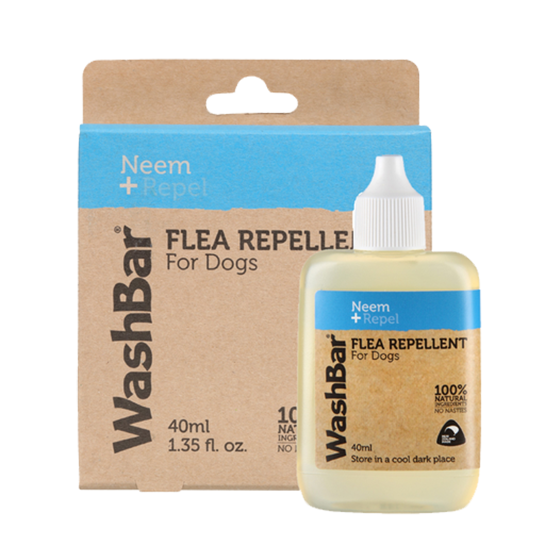WashBar 100% Natural Flea Repellent For Dogs 40ml