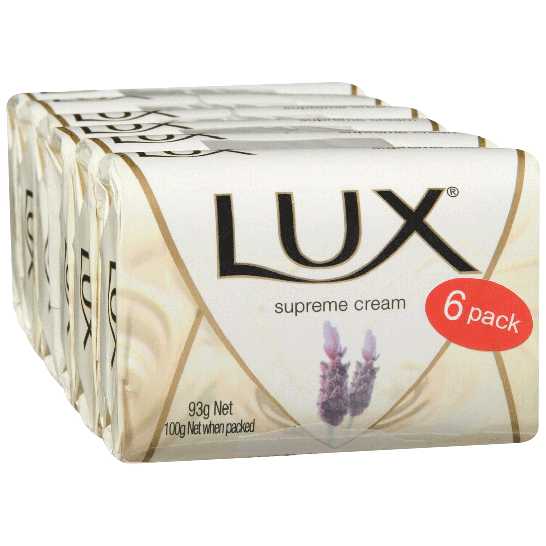 Lux Soft Carress Bar Soap 85g 6 Packet